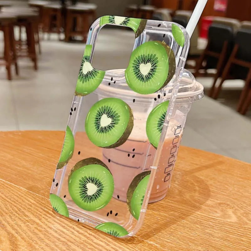 Pop Summer Fruit Clear Phone Case For Samsung Galaxy A14 Cover