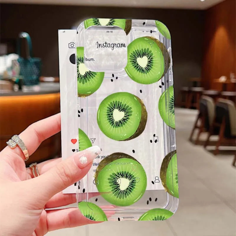 Pop Summer Fruit Clear Phone Case For Samsung Galaxy A14 Cover